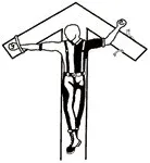 Crucified skinhead tattoo meaning